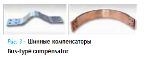 комплектация реакторов шинными компенсаторами
